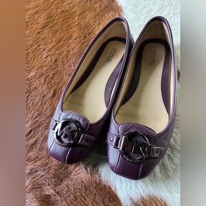 Michael kors purple flats size 7